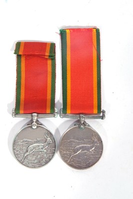 Lot 118 - WWII South African Service Medals to F G Svart...