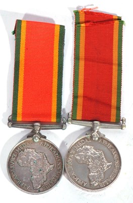 Lot 119 - WWII South African Service Medals 117891 H J...