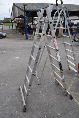 Lot 60 - Youngman Pro-deck adjustable stepladder