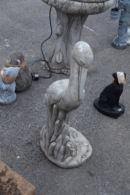 Lot 66 - Composite garden statue modelled as a heron