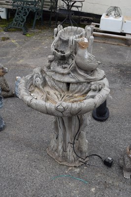 Lot 105 - Composite water feature, height approx 95cm