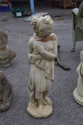 Lot 116 - Composite garden statue, height approx 80cm