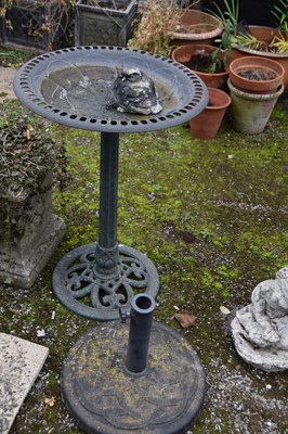 Lot 146 - Plastic decorative bird bath, height 70cm