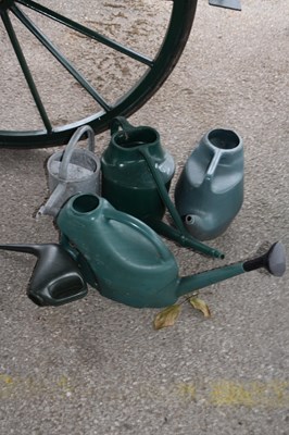 Lot 167 - Five various watering cans