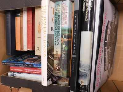 Lot 602 - One box of books London interest