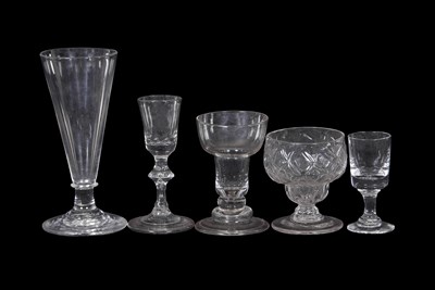 Lot 42 - Group of various glasses, 18th Century and...