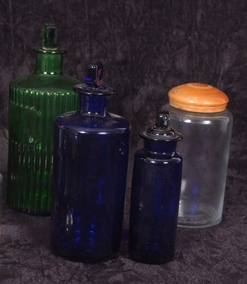 Lot 47 - Quantity of clear glass and coloured glass...