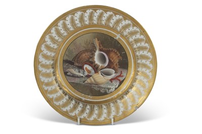 Lot 59 - WorcesterBarr Flight and Barr plate decorated...