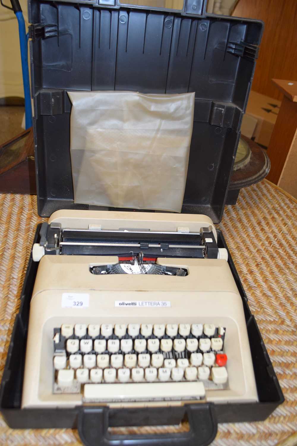 Lot 329 - OLIVETTI PORTABLE TYPEWRITER