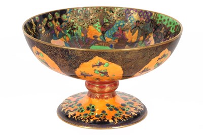 Lot 74 - Large Wedgwood fairyland lustre four footed...