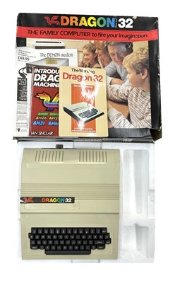 Lot 211 - A 1980s Dragon 32 family computer system in...