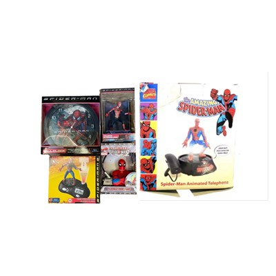 Lot 197 - A mixed lot of Spider-Man homewares, to...