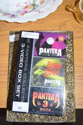 Lot 727 - A 2000 VHS box set of Pantera music videos, to...