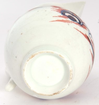 Lot 142 - Lowestoft porcelain sparrow beak jug with the...