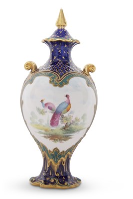 Lot 182 - Royal Crown Derby vase the ballister and body...