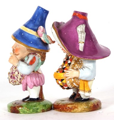 Lot 189 - Pair of Derby style mansion house dwarfs...