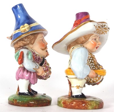 Lot 189 - Pair of Derby style mansion house dwarfs...