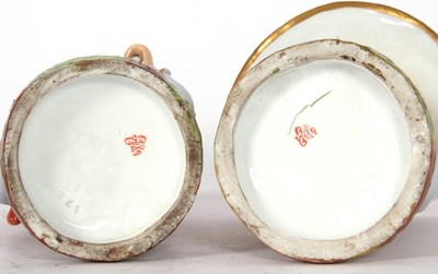 Lot 189 - Pair of Derby style mansion house dwarfs...