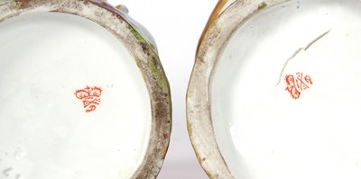 Lot 189 - Pair of Derby style mansion house dwarfs...