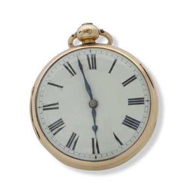 Lot 430 - 18ct gold open face pocket watch made by Hill...
