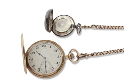 Lot 436 - 9ct gold Hunter pocket watch with a 9ct gold...
