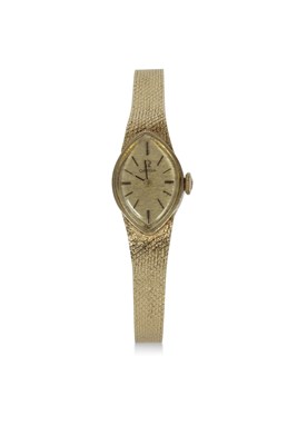 Lot 443 - Ladies yellow metal Omega wrist watch stamped...