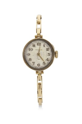 Lot 444 - Vintage 18ct gold ladies Rolex wrist watch,...