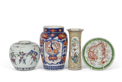 Lot 198 - Group of Oriental porcelain including a...