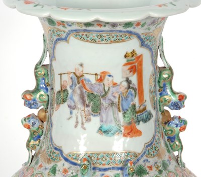 Lot 144 - Mid 19th Century Chinese porcelain vase...