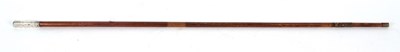 Lot 54 - Ladies stained hardwood walking cane with...