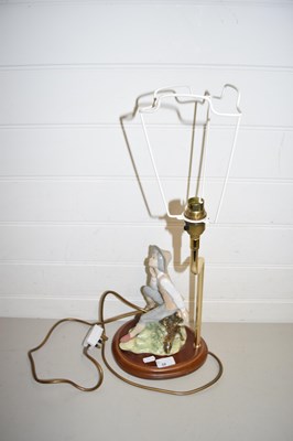 Lot 59 - Modern table lamp with ceramic figural base
