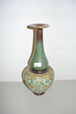 Lot 64 - Large Doulton ballister vase