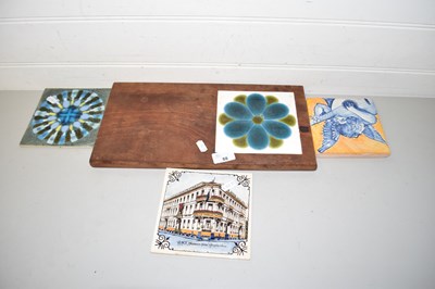 Lot 88 - Mixed Lot: 20th Century tiles to include retro...