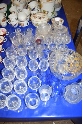 Lot 157 - Large mixed lot of glass wares to include...