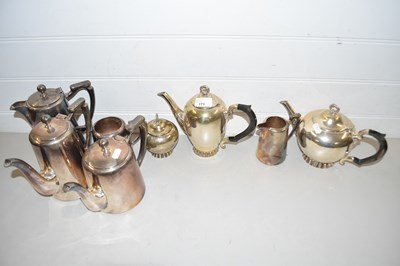 Lot 171 - Mixed Lot: Various silver plated tea wares