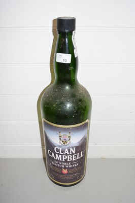 Lot 13 - 4.5 litre Clan Campbell Nobel Scotch Whisky...