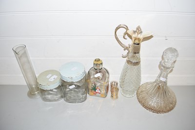 Lot 21 - Mixed Lot: Decanters, storage jars etc