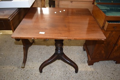 Lot 311 - 19th Century mahogany flip top pedestal table...