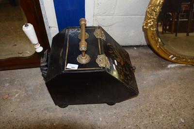 Lot 391 - Victorian painted metal coal box