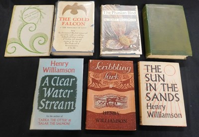 Lot 233 - HENRY WILLIAMSON: 8 titles: THE PEREGRINE'S...