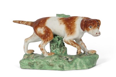 Lot 172 - Early 19th Century Derby model of a retriever...