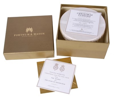 Lot 240 - Boxed Fortnum & Mason Christmas Pudding,...