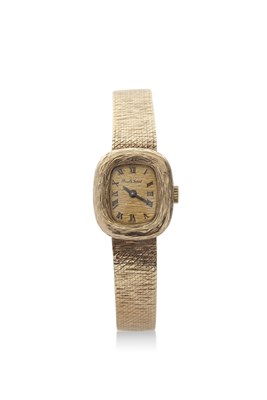 Lot 443A - 9ct gold ladies Bueche-Girod wrist watch....