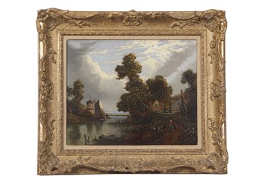 Lot 689 - British School early 19th century, Landscape...