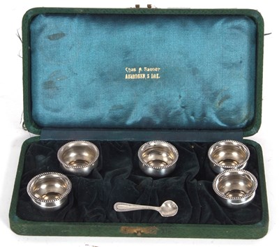 Lot 112 - Cased set of five early 20th Century American...