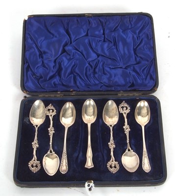 Lot 118 - Case containing four matching Victorian import...