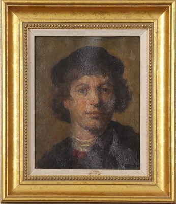 Lot 632 - British School, 19th Century, Portrait of a...