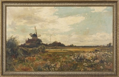 Lot 733 - A. W. Harrison, East Anglian Landscape of a...