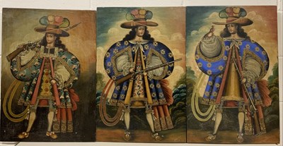 Lot 170 - in the manner of Cuzco School (Spanish, 18th...
