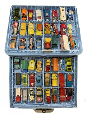 Lot 48 - A vintage plastic Matchbox collectors case,...